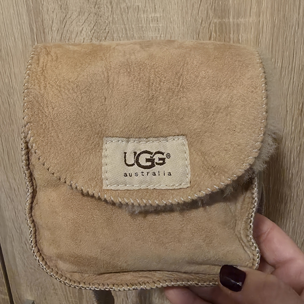 UGG Australia Chestnut Suede Mini Waist Bag